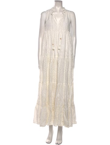 Sézane Dresses Lace Pattern Long Dress M