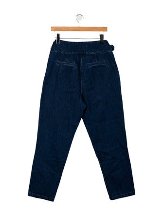 Sézane High-Rise Straight Leg Jeans