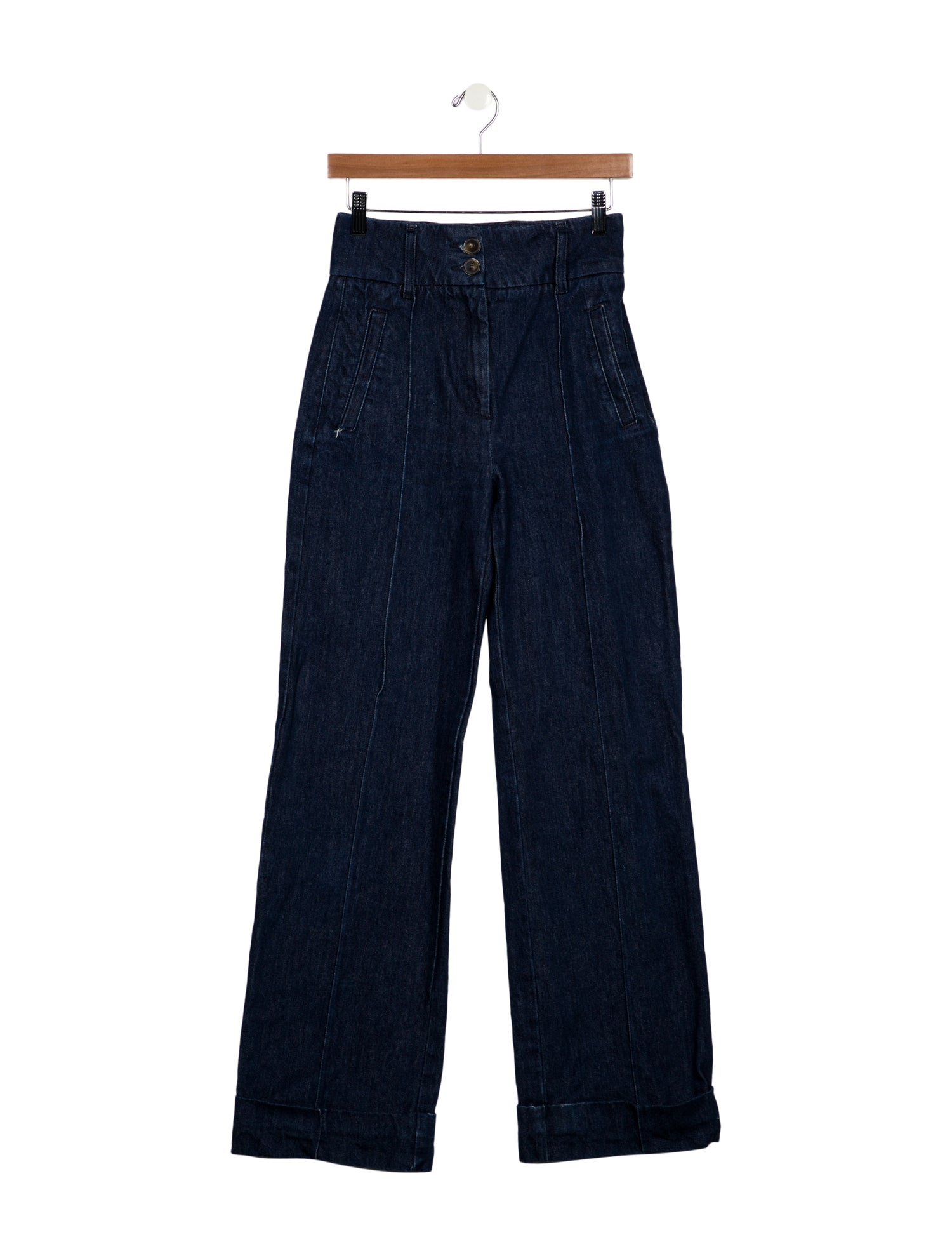 Sézane High-Rise Wide Leg Jeans