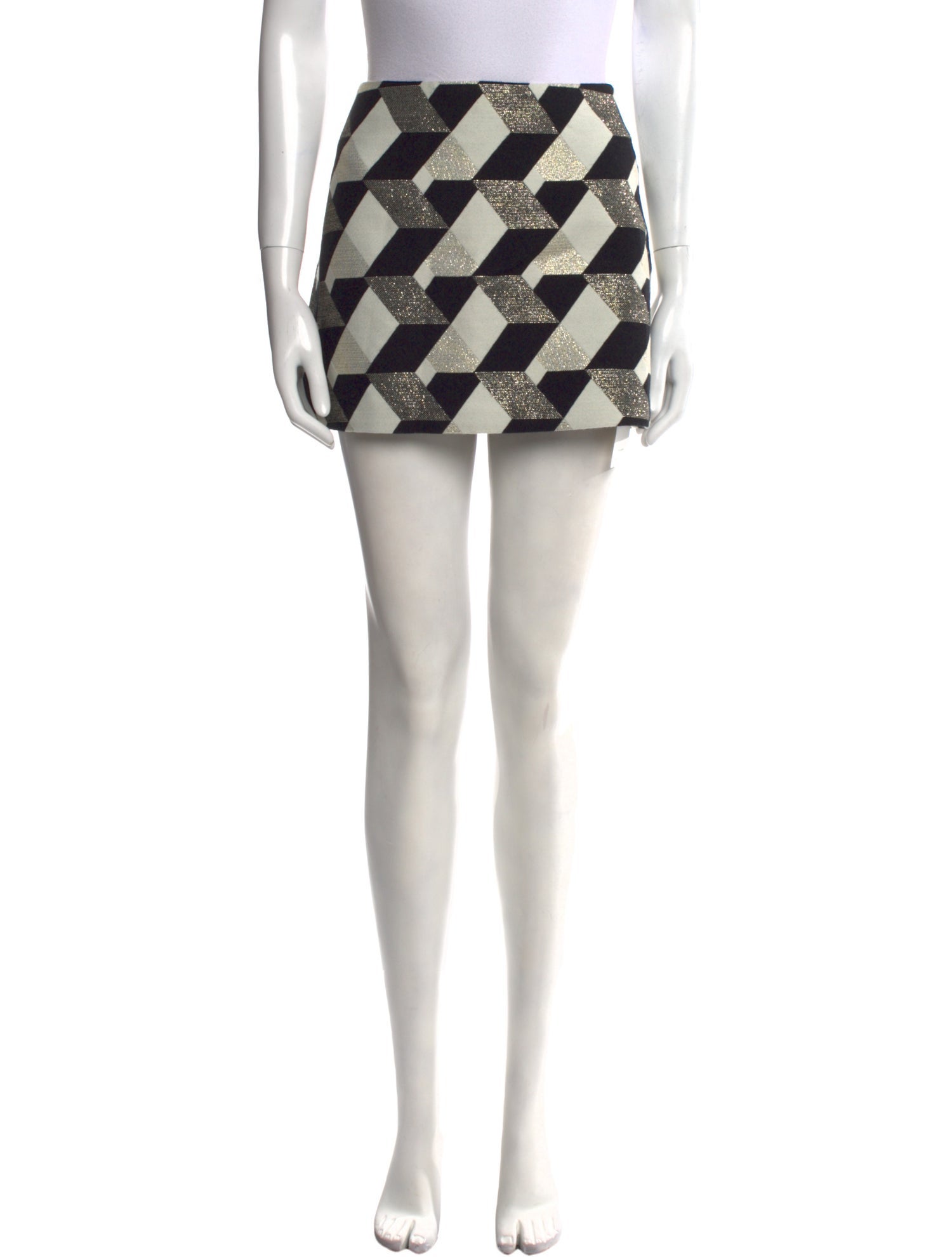 Sézane Printed Mini Skirt