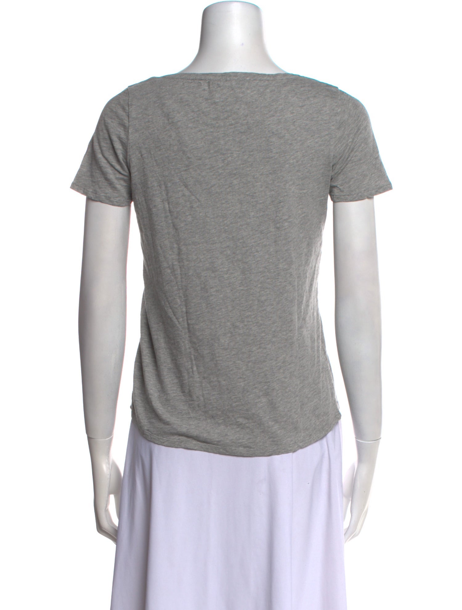 Sézane V-Neck Short Sleeve T-Shirt