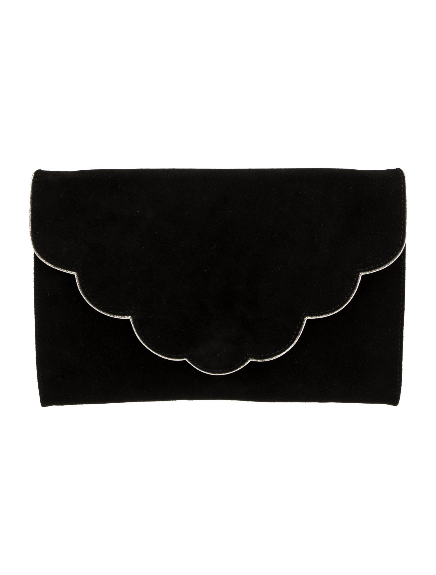 Sézane Suede Clutch