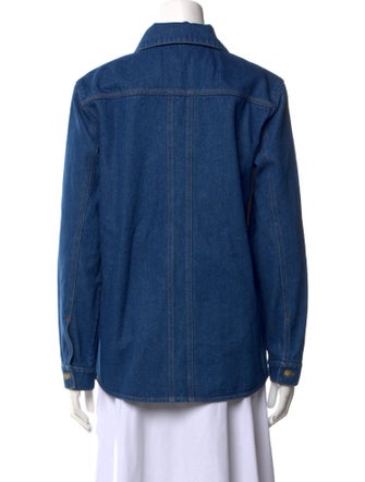 Sézane Long Sleeve Button-Up Top