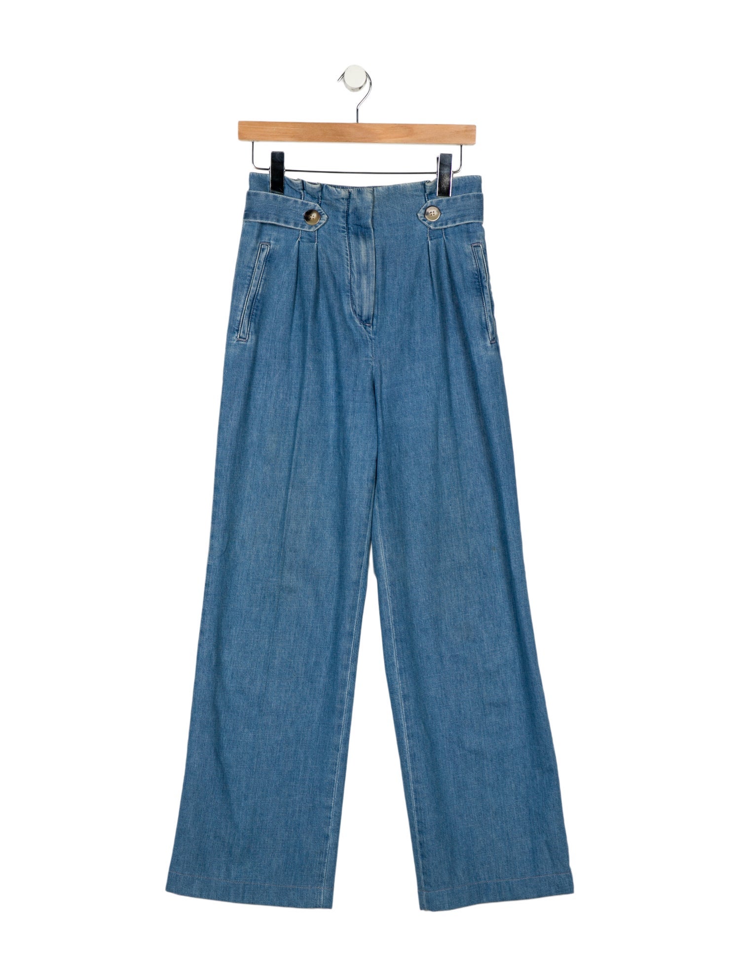 Sézane High-Rise Wide Leg Jeans