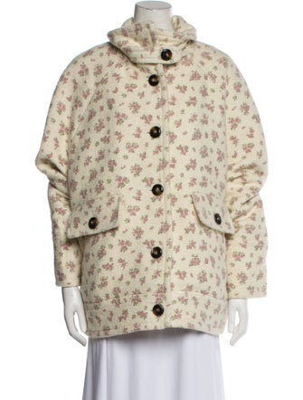 Sézane Floral Print Jacket