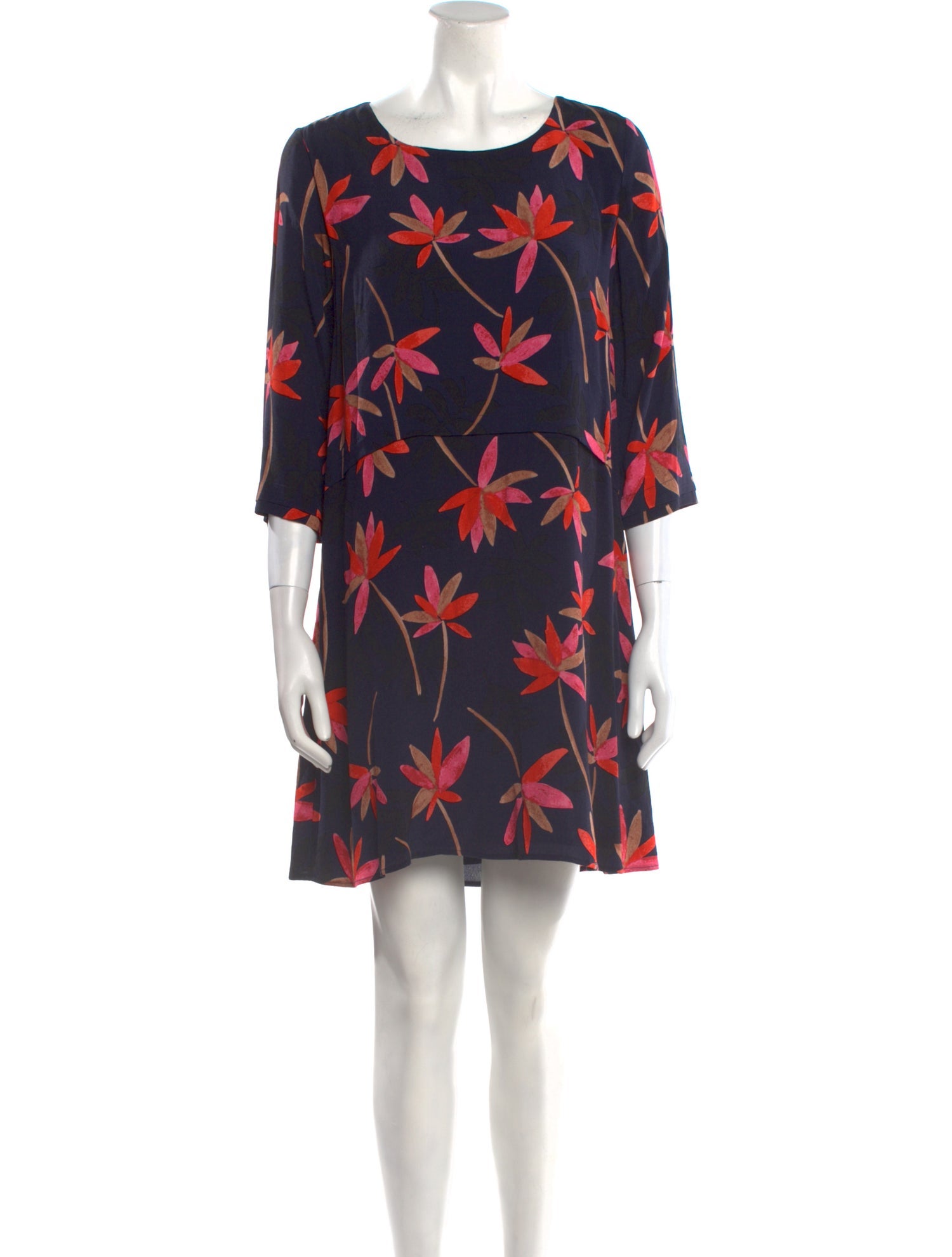 Sézane Floral Print Mini Dress