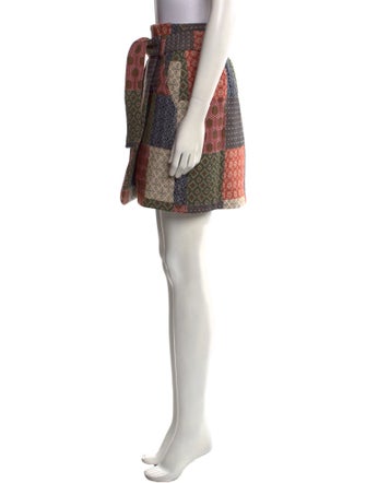 Sézane Printed Mini Skirt