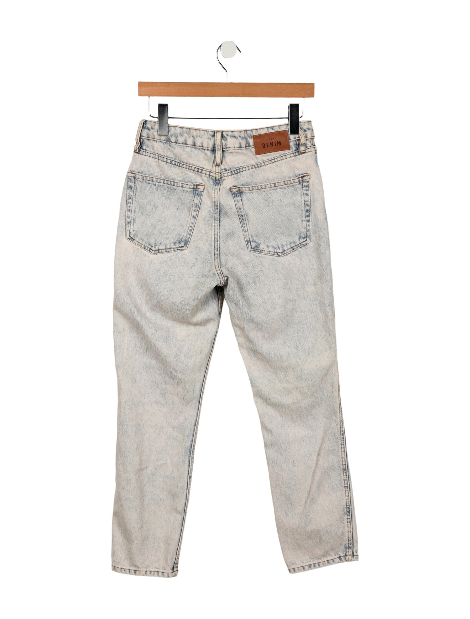 Sézane High-Rise Straight Leg Jeans