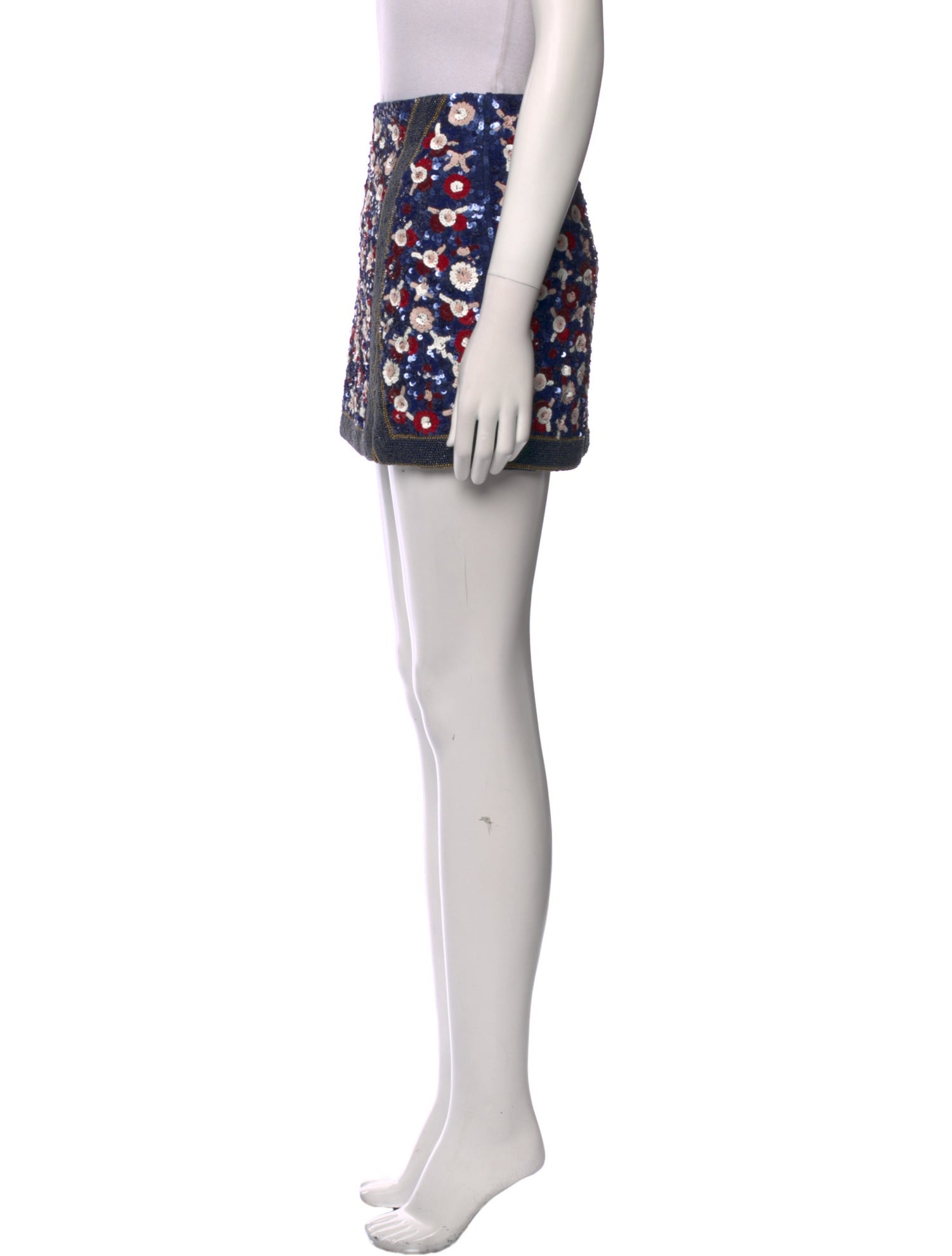 Sézane Sequin Mini Skirt