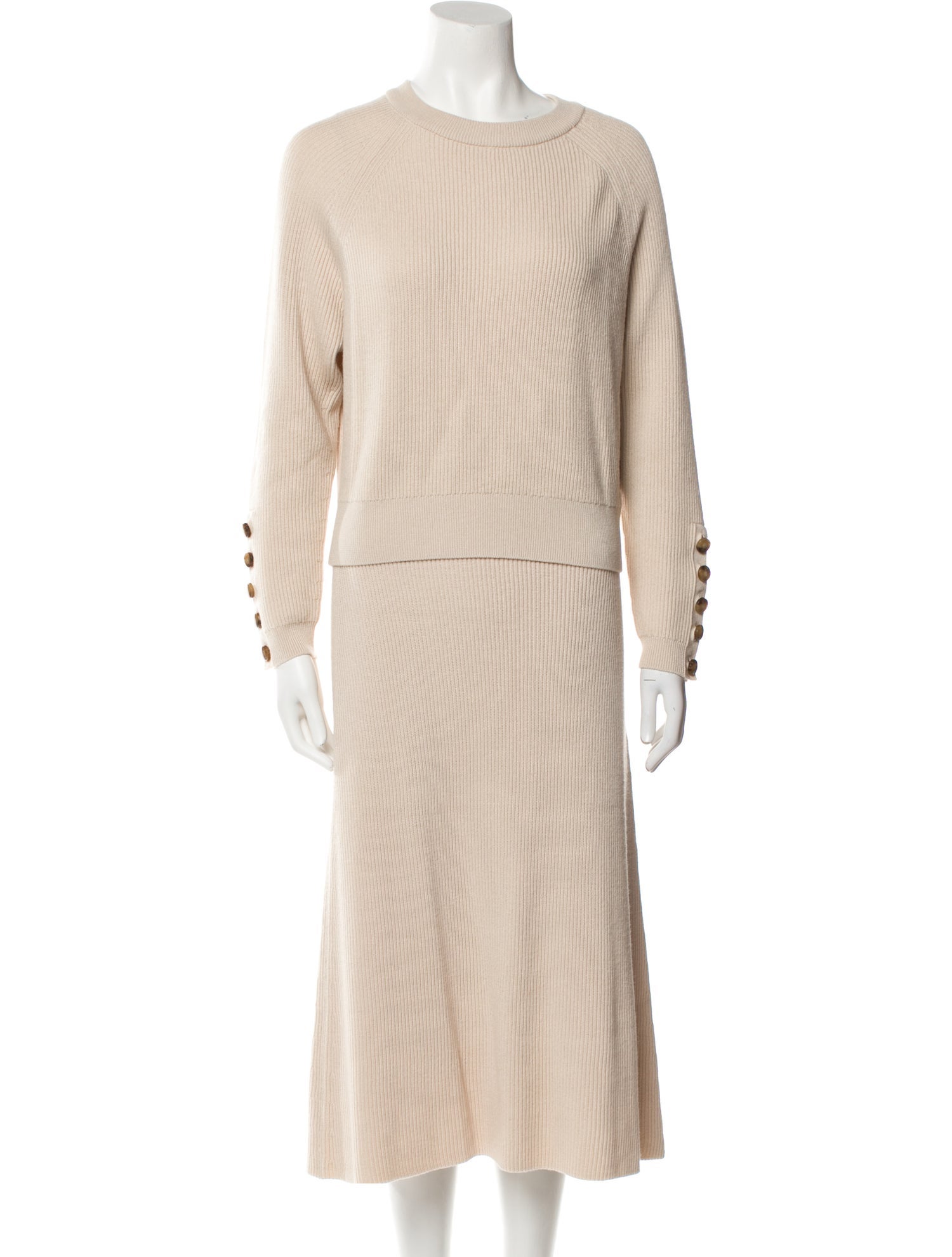 Sézane Merino Wool Skirt Set