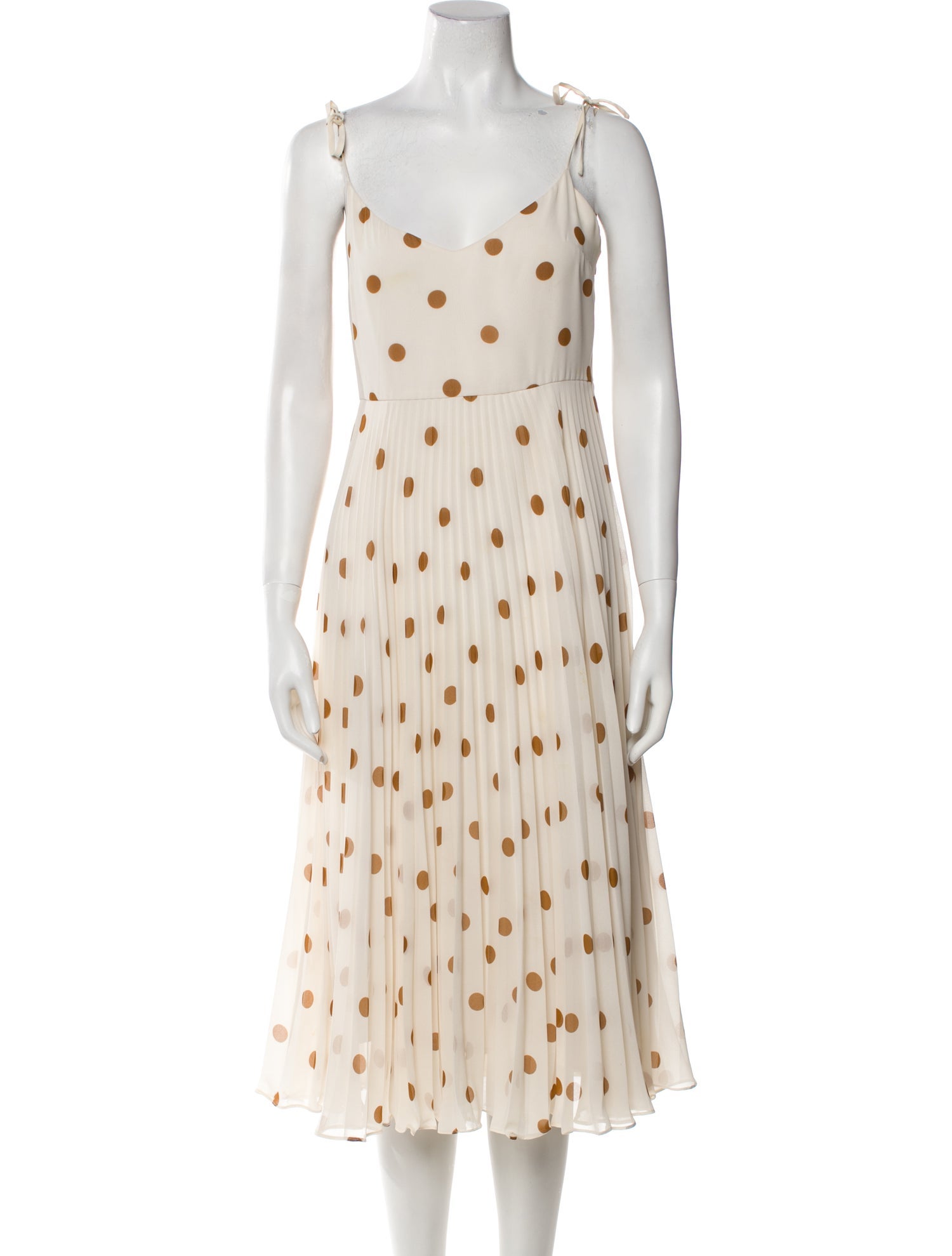 Sézane Polka Dot Print Long Dress