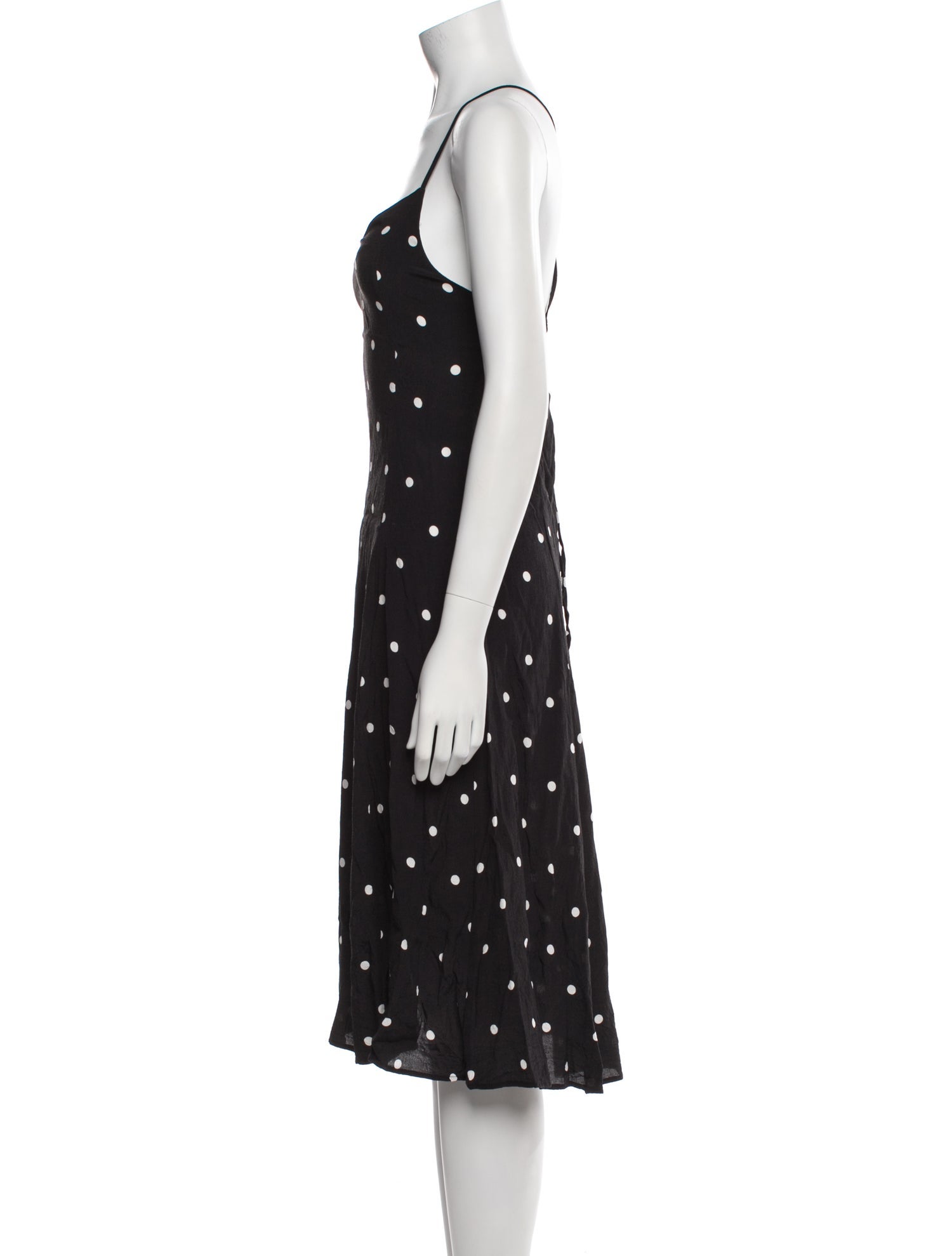 Sézane Polka Dot Print Long Dress