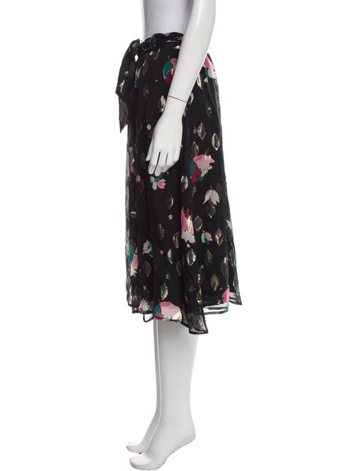 Sézane Silk Knee-Length Skirt