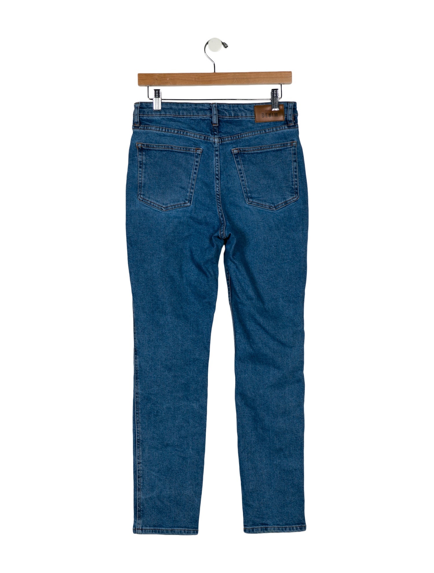 Sézane Mid-Rise Straight Leg Jeans