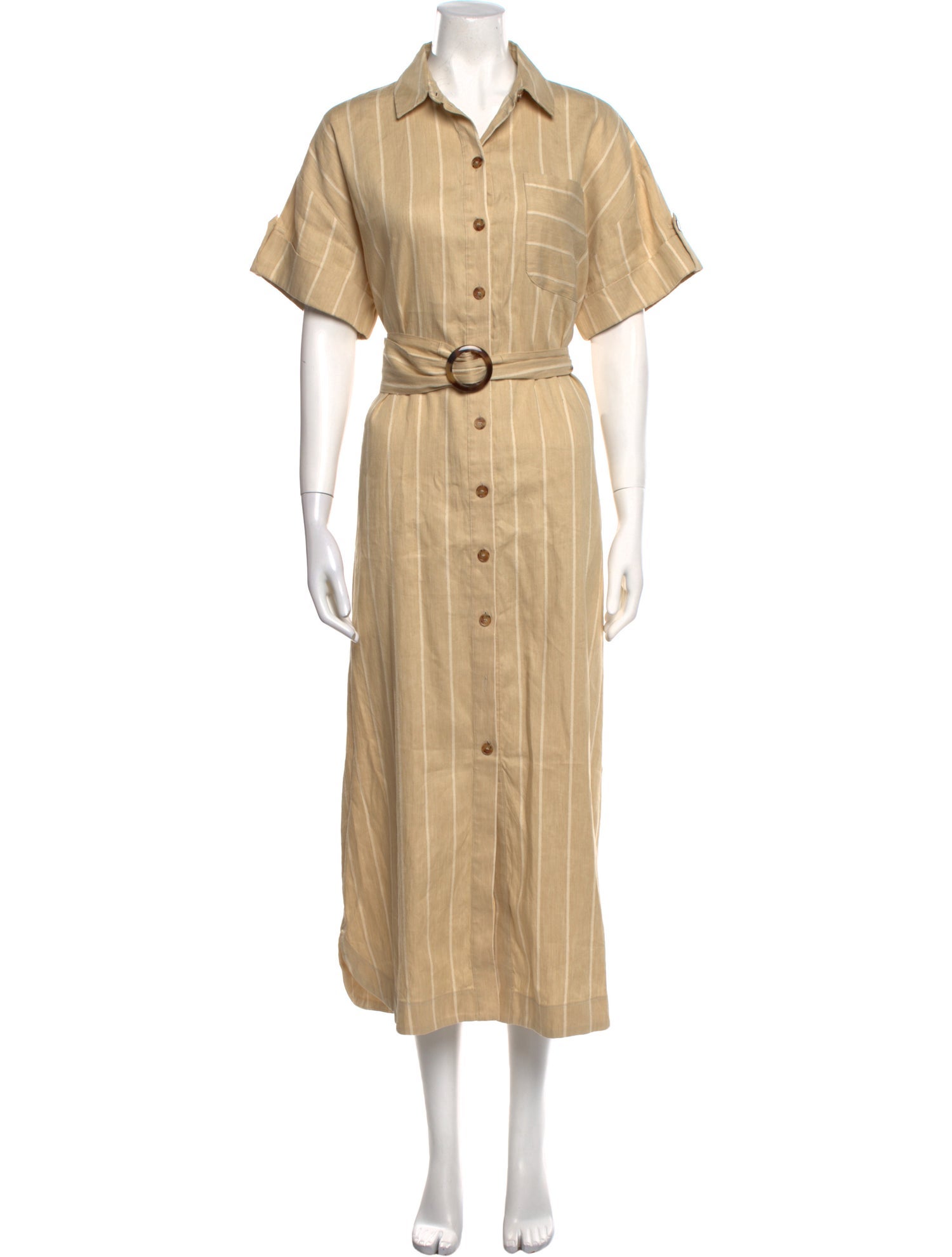 Sézane Linen Long Dress