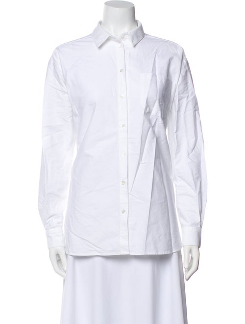 Sézane Long Sleeve Button-Up Top