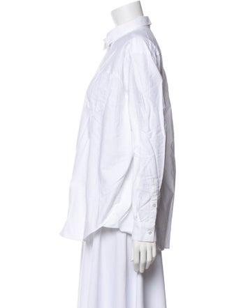 Sézane Long Sleeve Button-Up Top