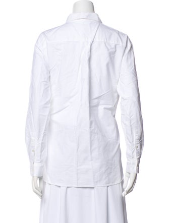 Sézane Long Sleeve Button-Up Top