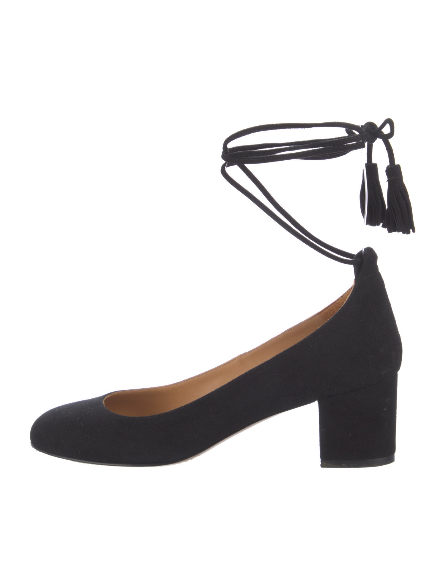 Sézane Suede Tassel Accents Pumps