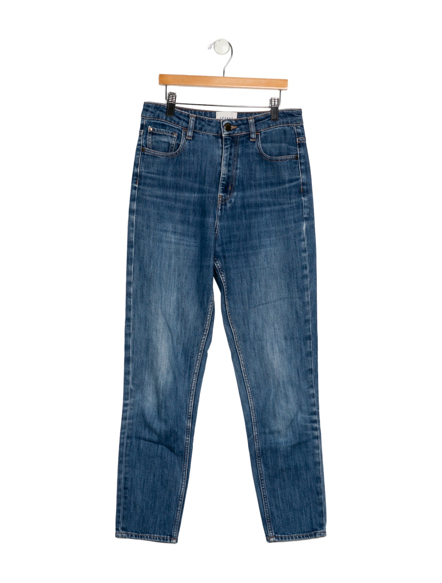 Sézane High-Rise Skinny Leg Jeans
