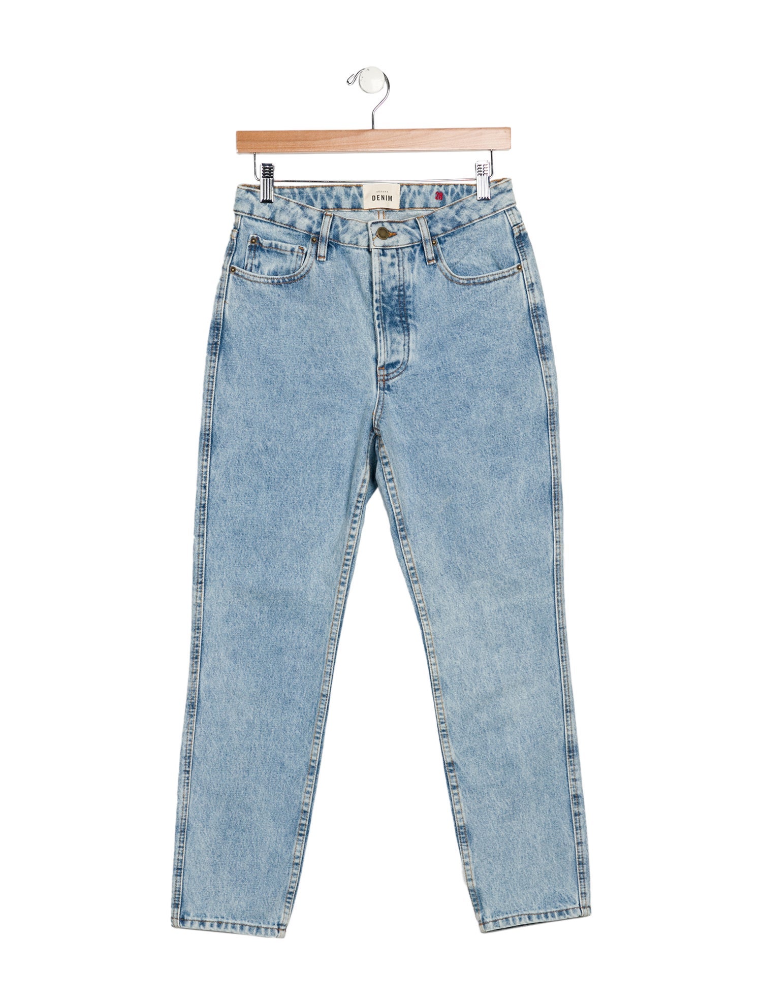 Sézane Mid-Rise Straight Leg Jeans