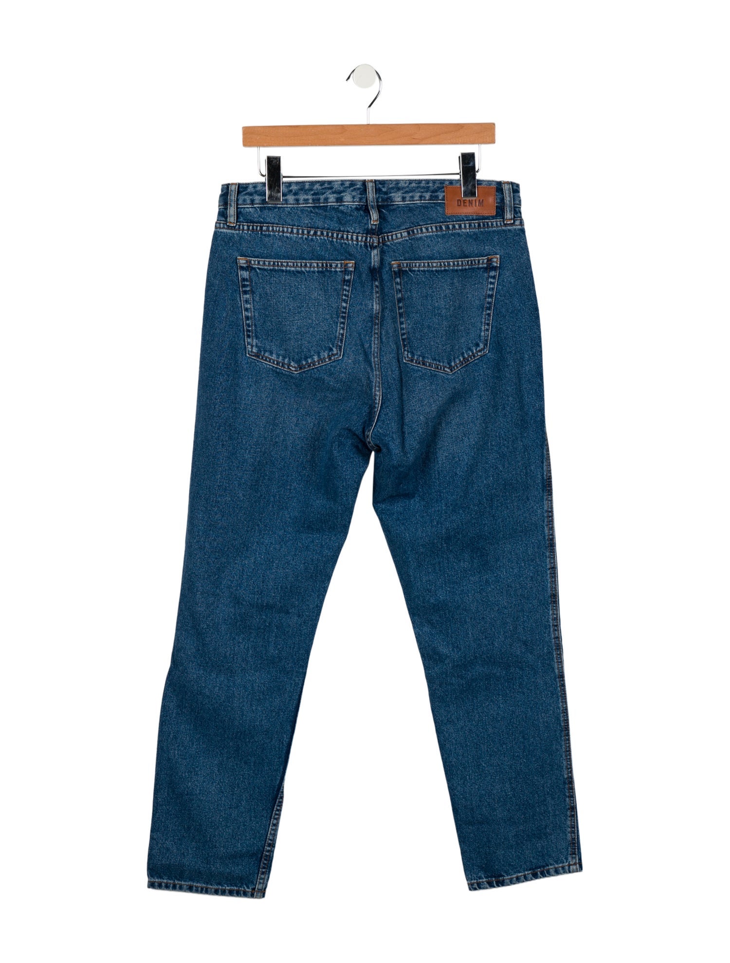 Sézane High-Rise Straight Leg Jeans