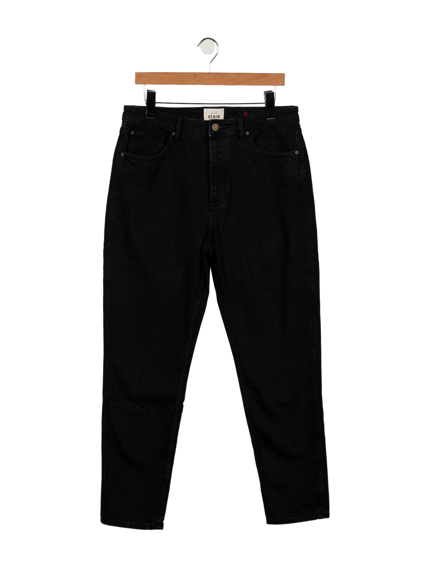 Sézane High-Rise Straight Leg Jeans