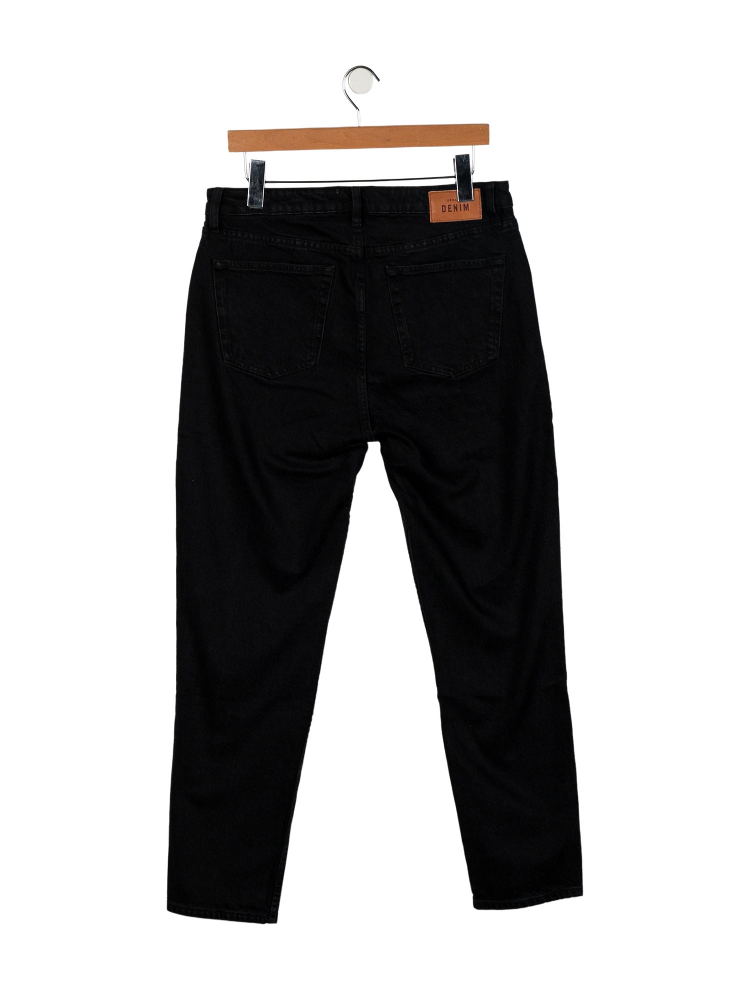 Sézane High-Rise Straight Leg Jeans