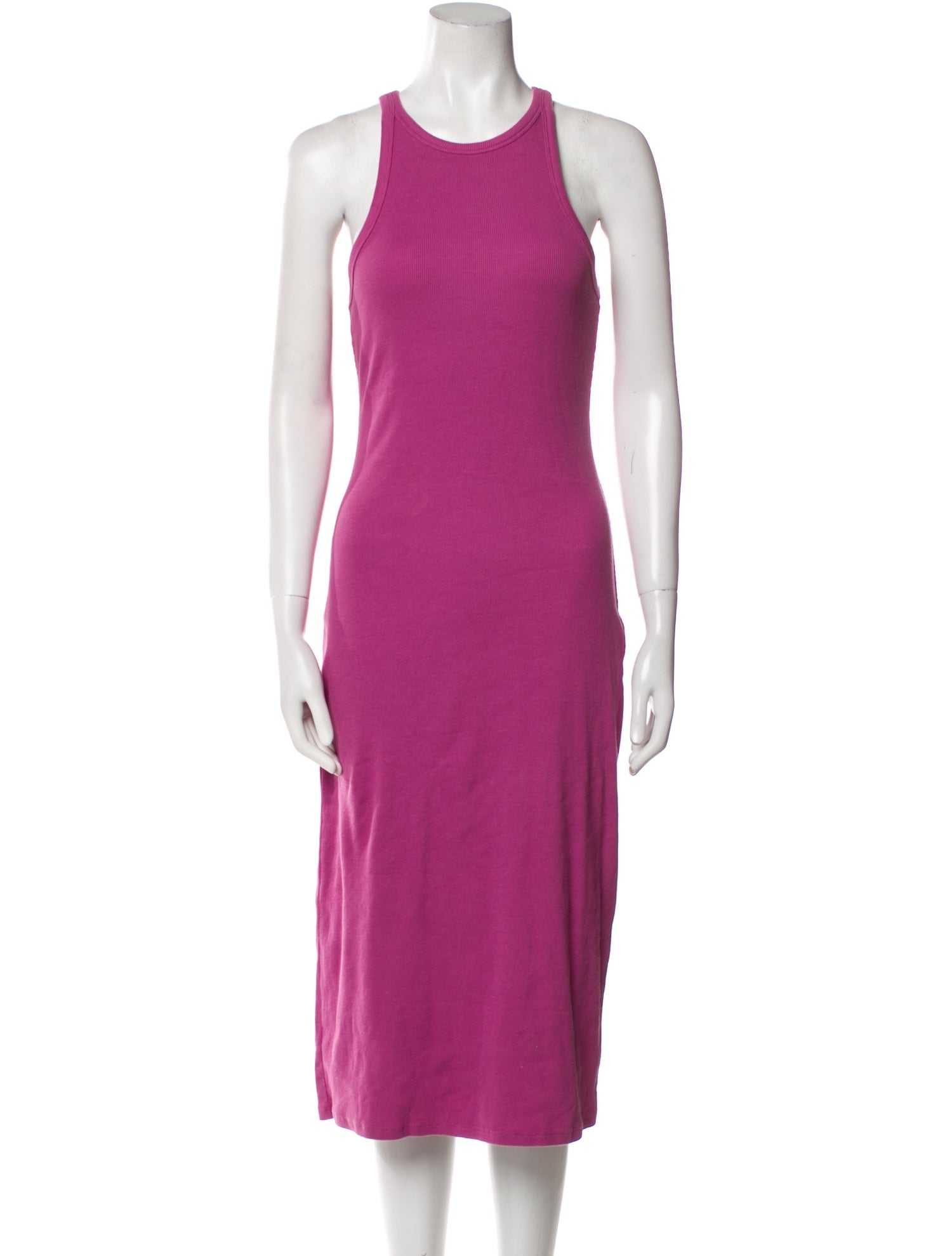 Sézane Crew Neck Midi Length Dress