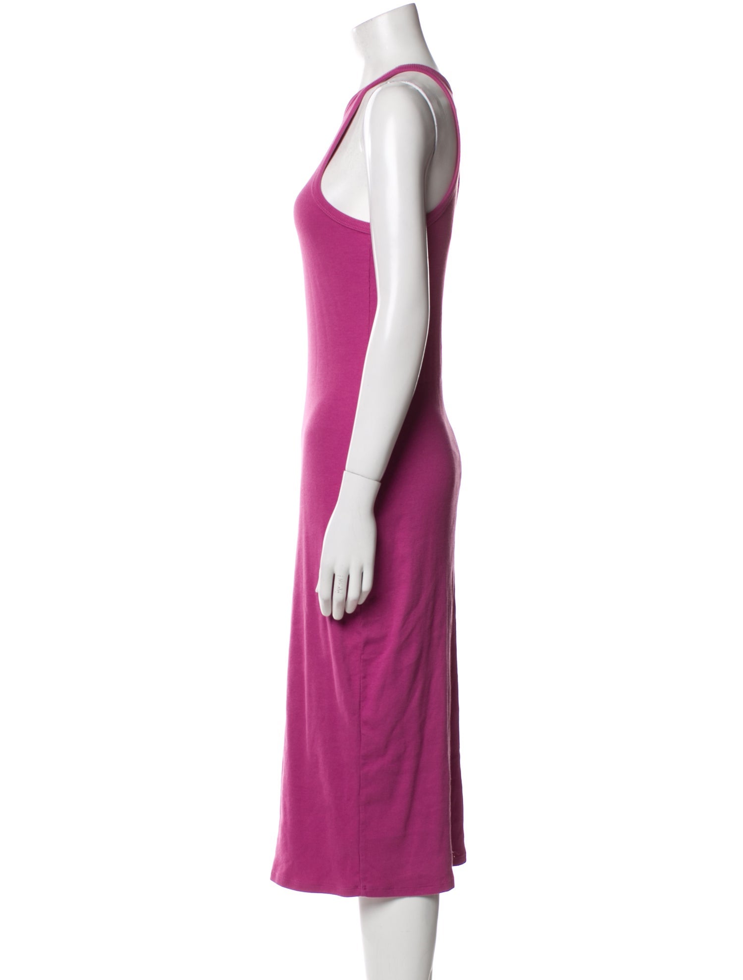 Sézane Crew Neck Midi Length Dress