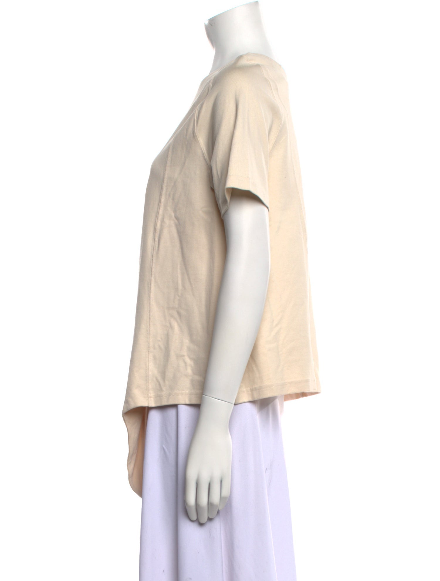 Sézane Asymmetrical Short Sleeve T-Shirt w/ Tags