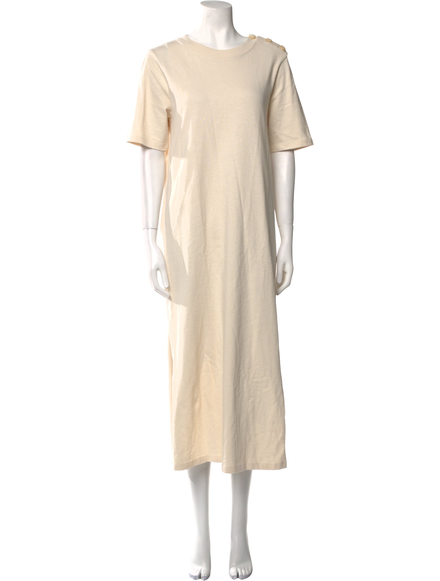 Sézane Crew Neck Long Dress
