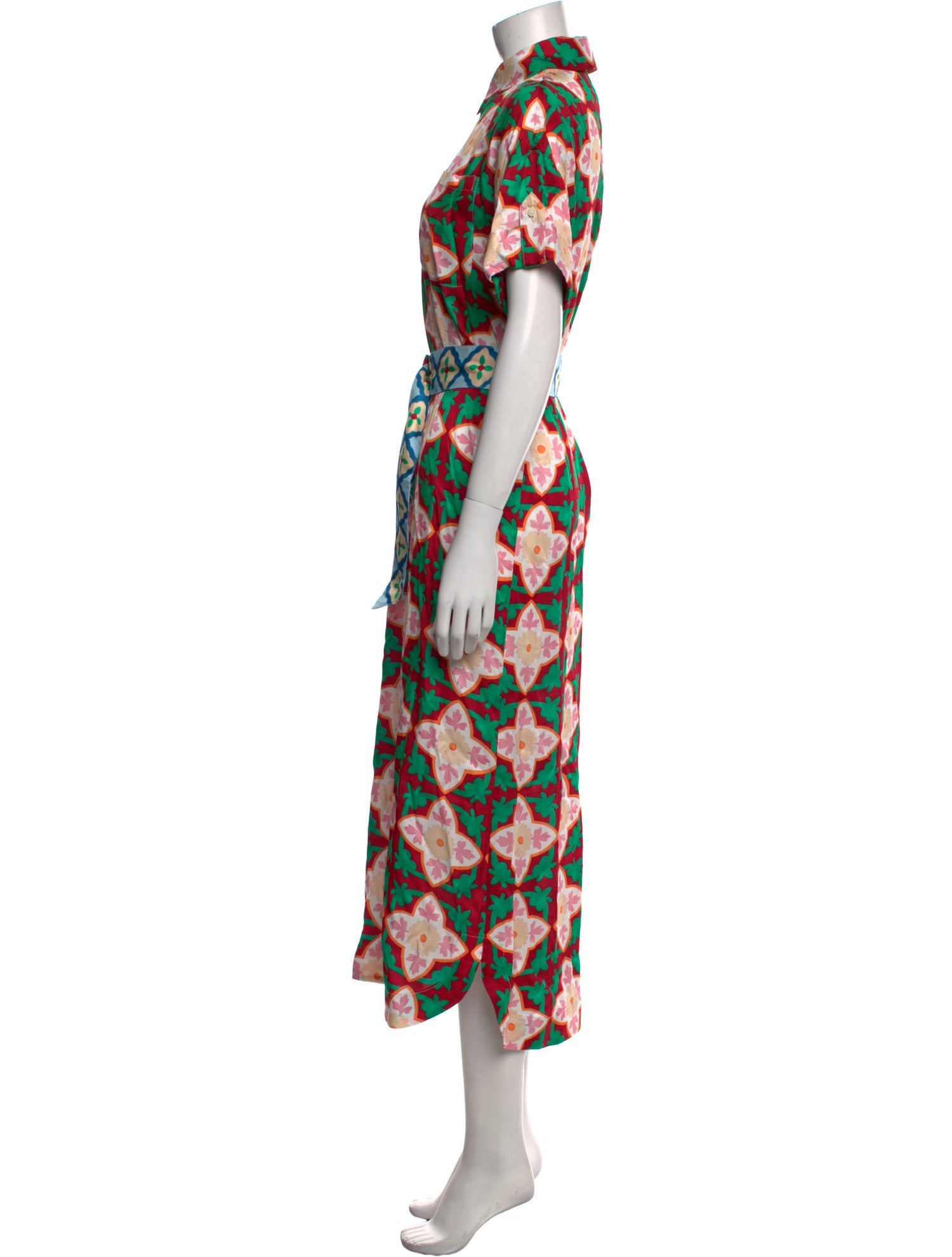 Sézane Printed Long Dress