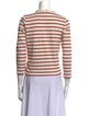 Sézane Striped Crew Neck Sweater