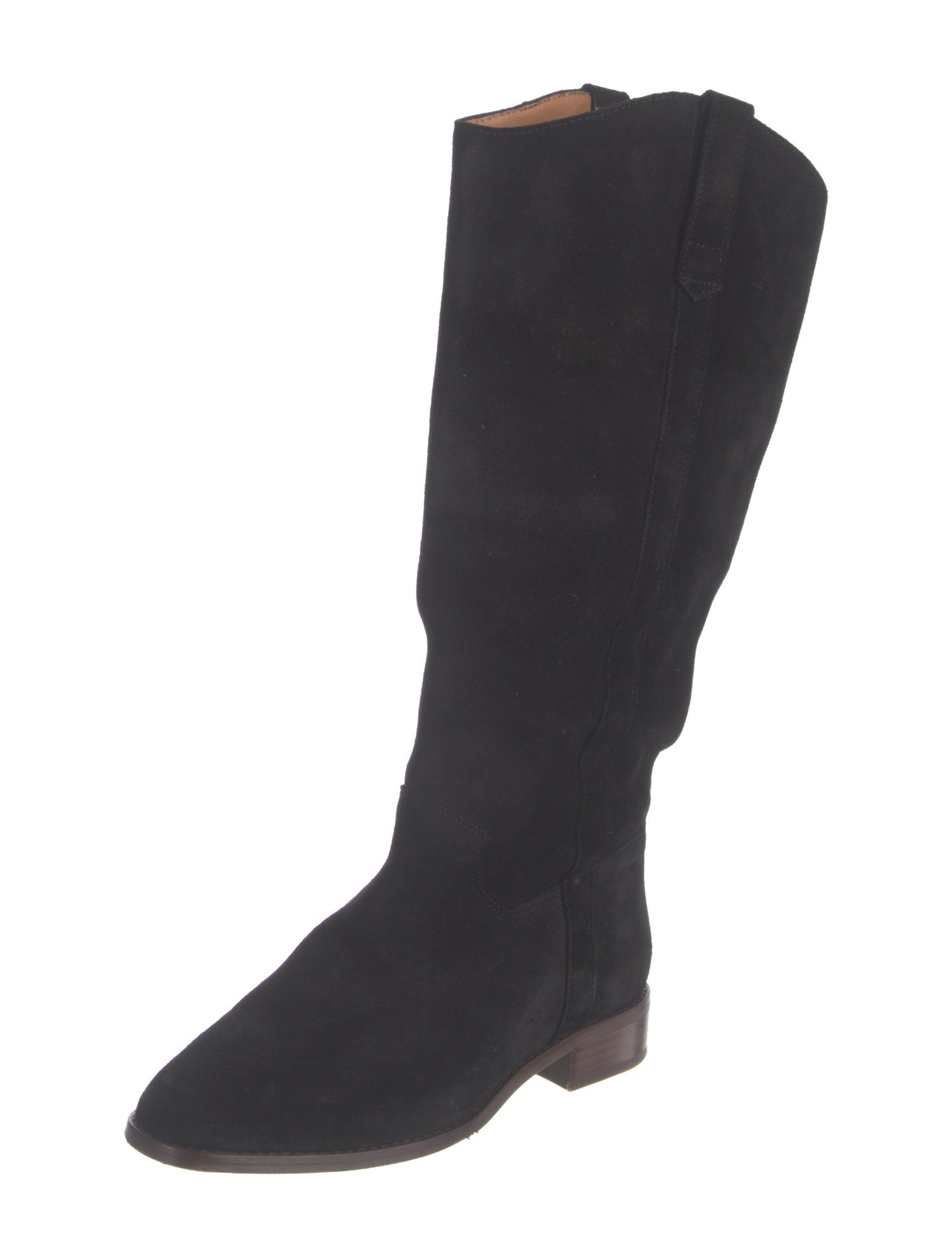 Sézane Suede Riding Boots