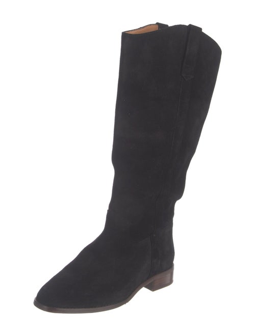 Sézane Suede Riding Boots
