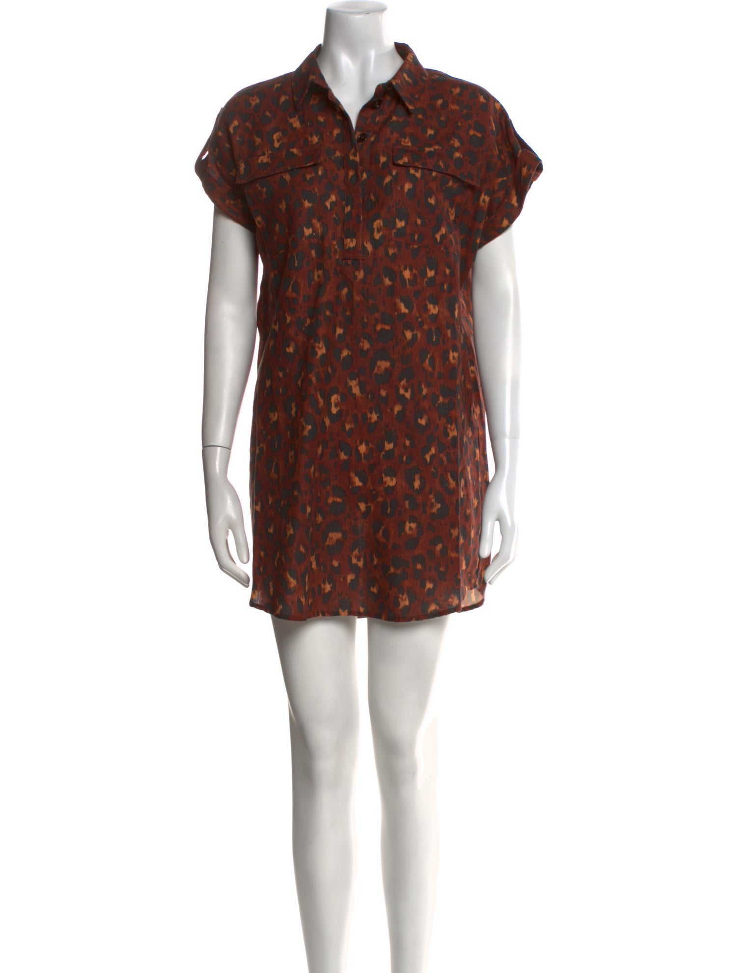 Sézane Printed Mini Dress