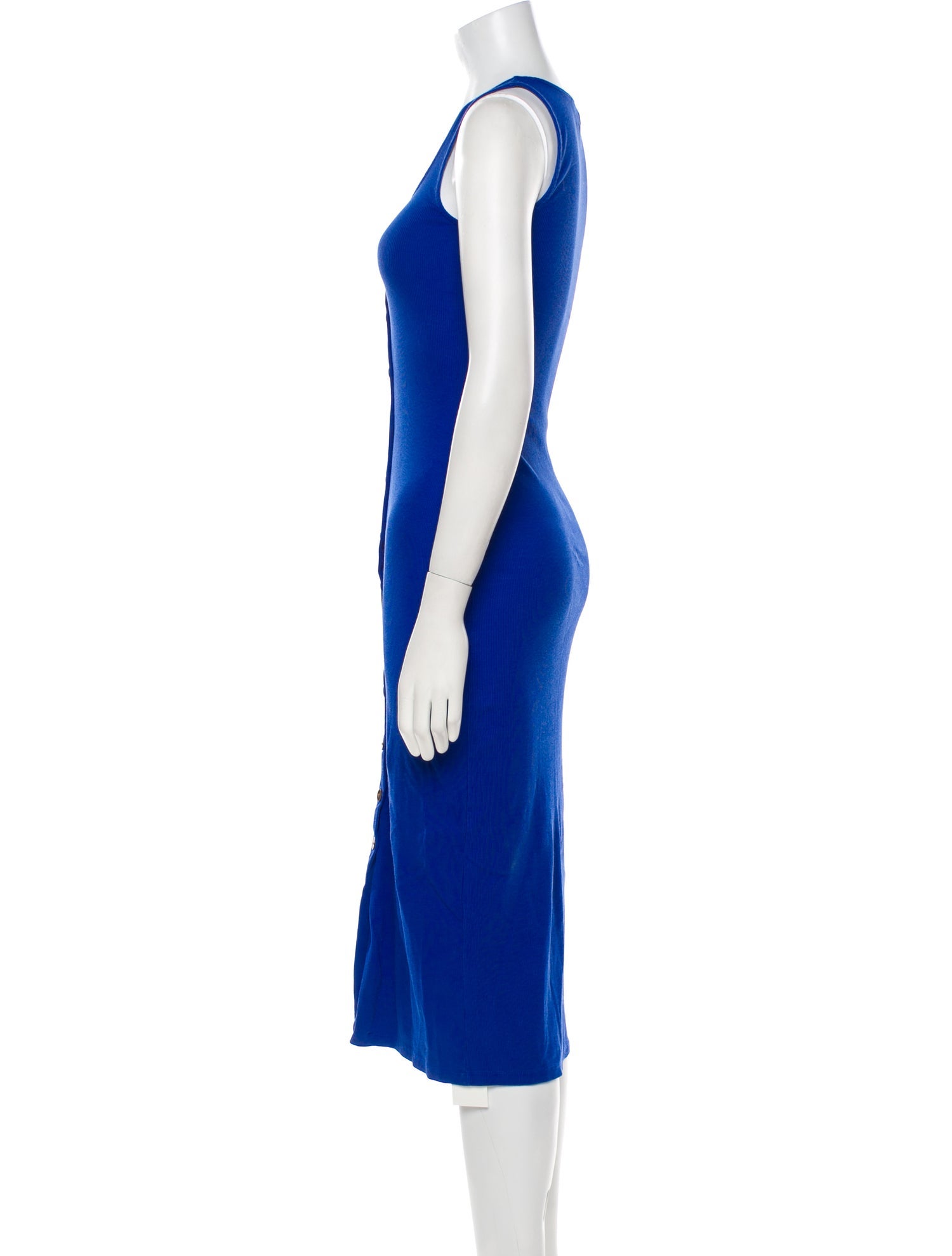 Sézane Scoop Neck Midi Length Dress