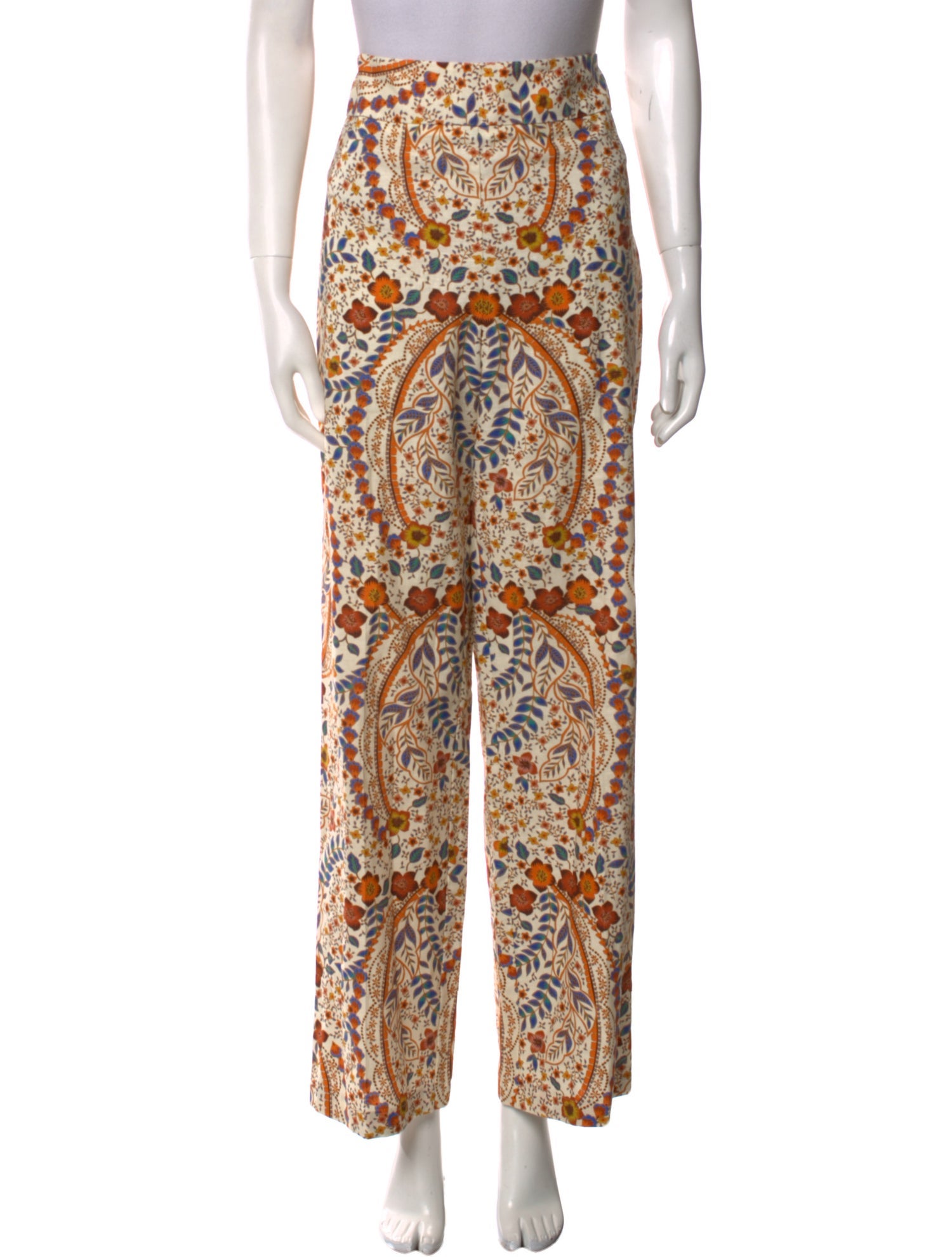 Sézane Linen Wide Leg Pants
