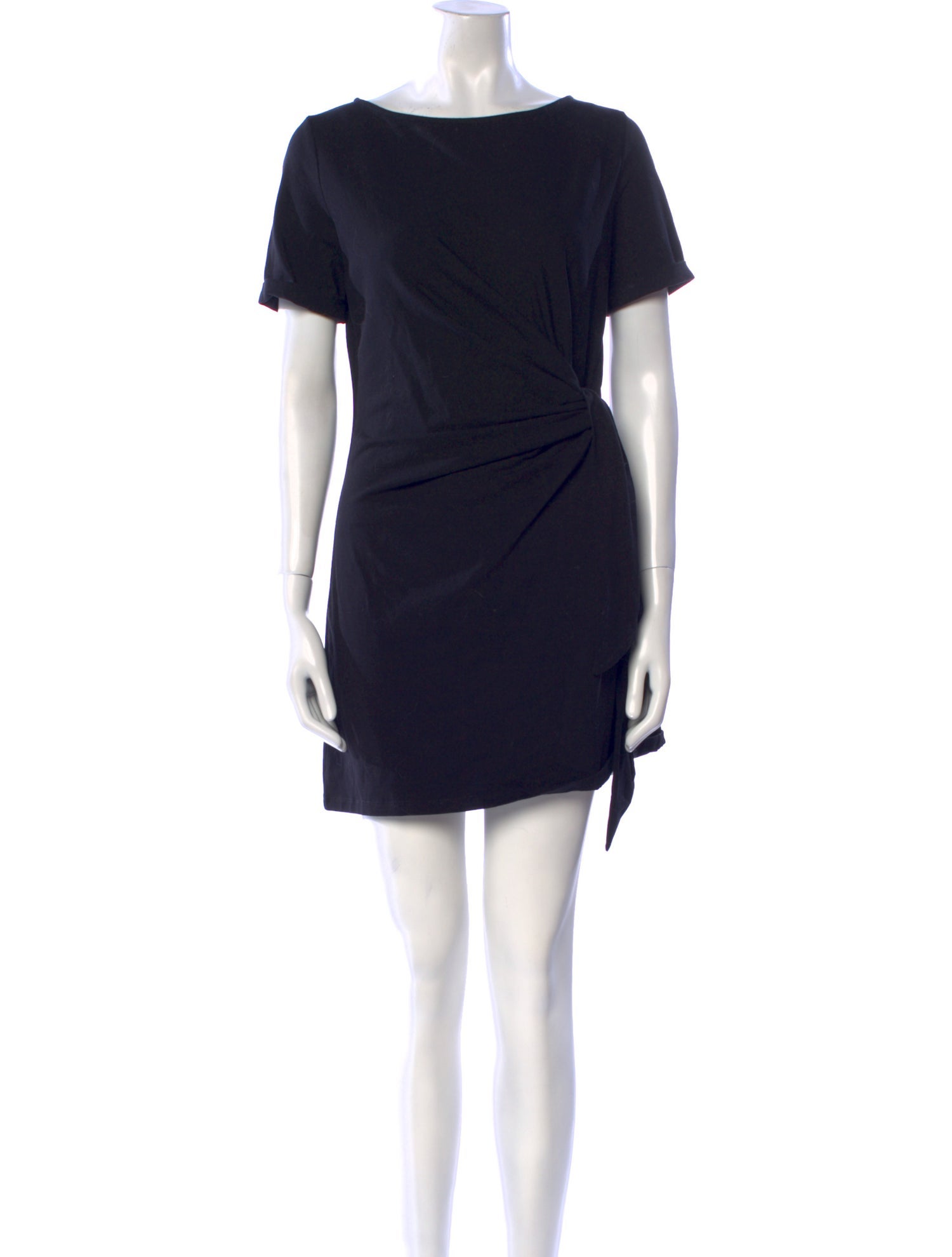 Sézane Bateau Neckline Mini Dress