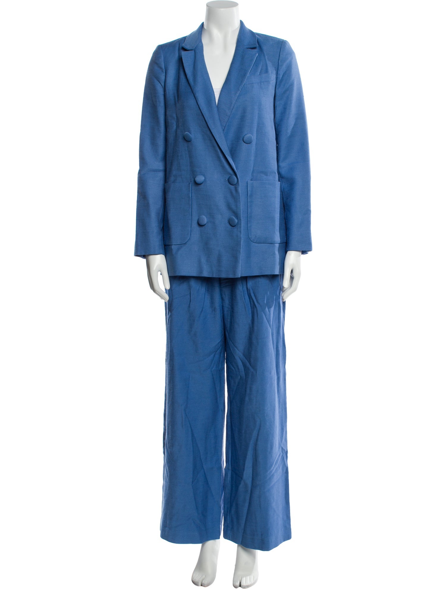 Sézane Pleated Accents Pantsuit