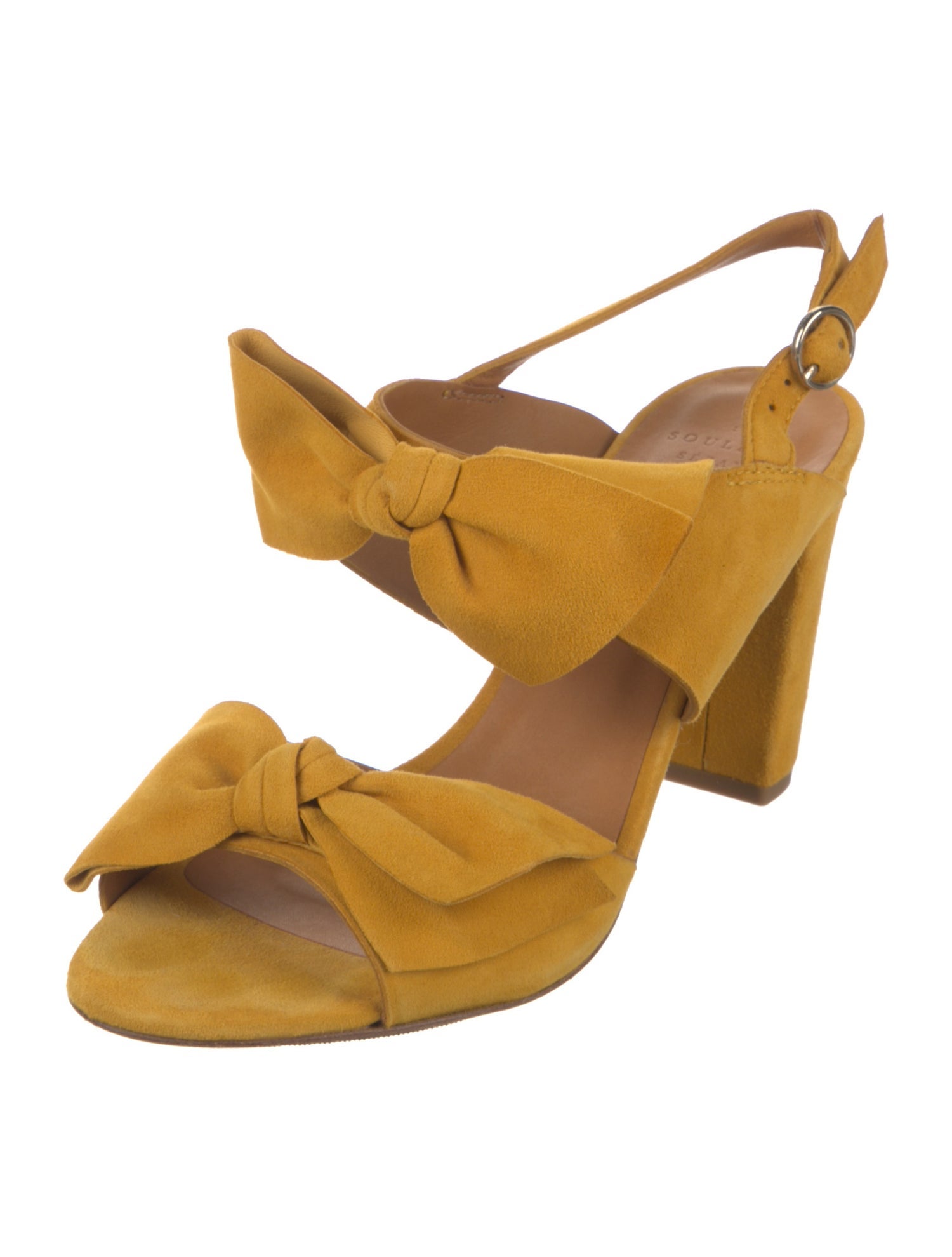 Sézane Suede Slingback Sandals