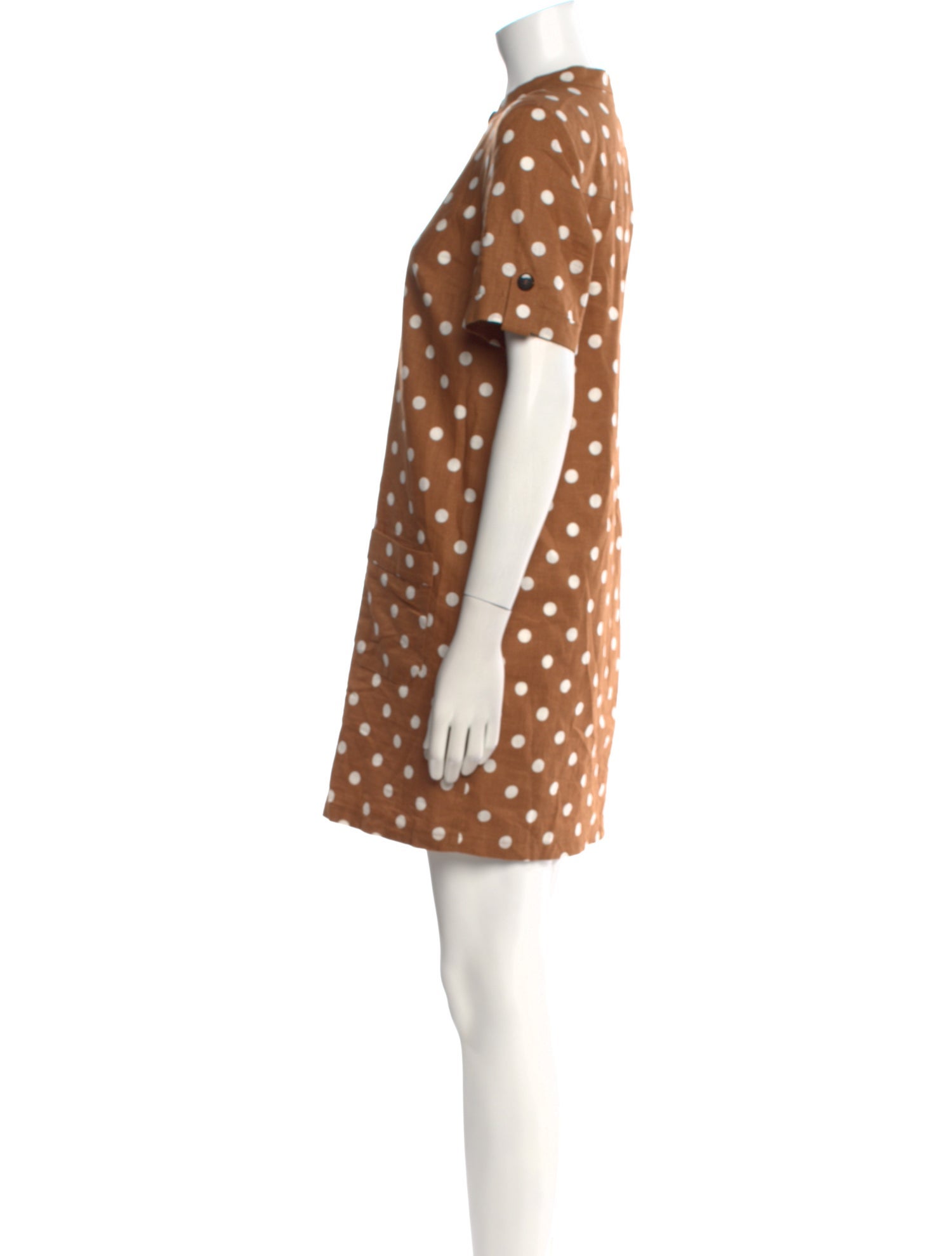 Sézane Polka Dot Print Mini Dress