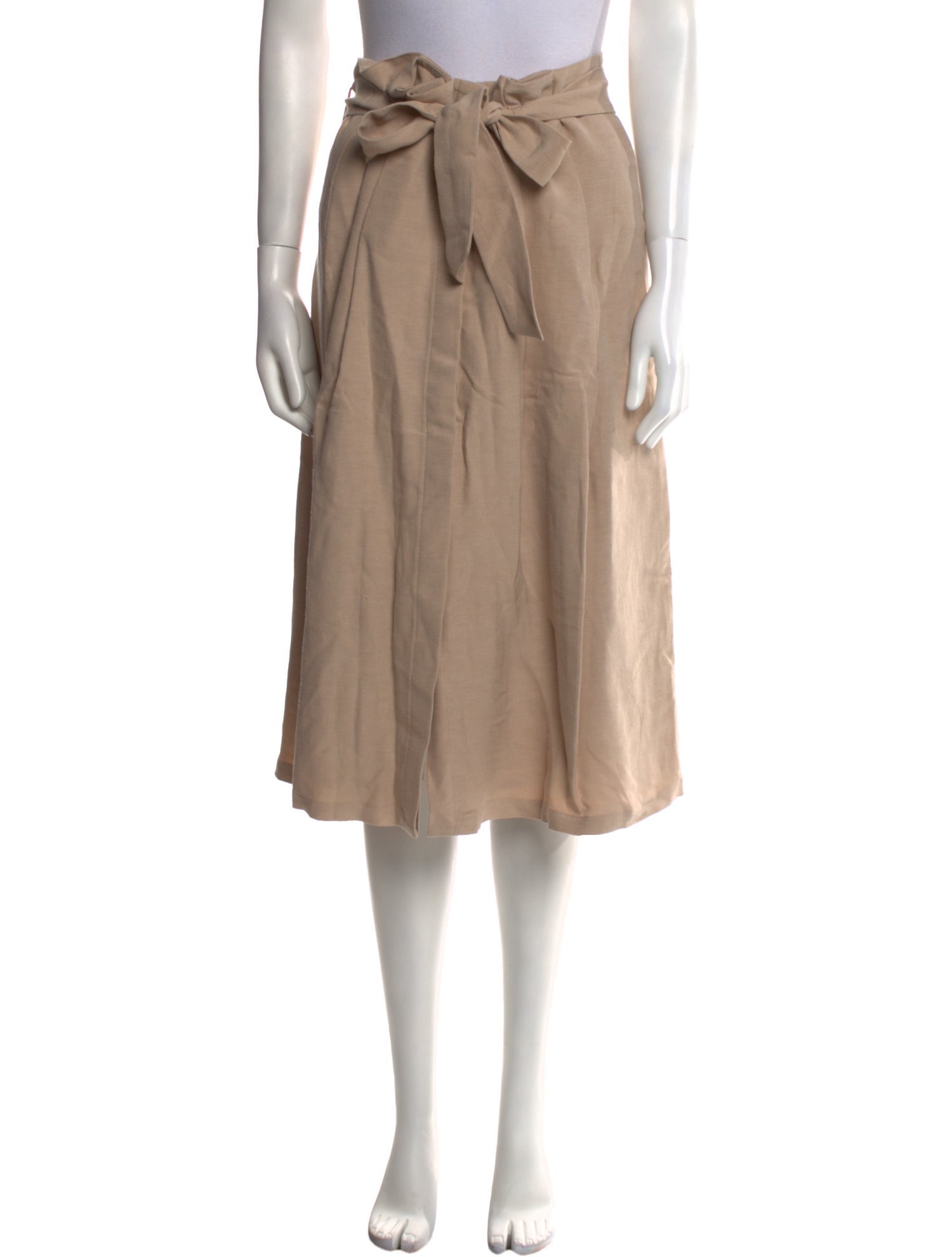 Sézane Pleated Accents Knee-Length Skirt w/ Tags