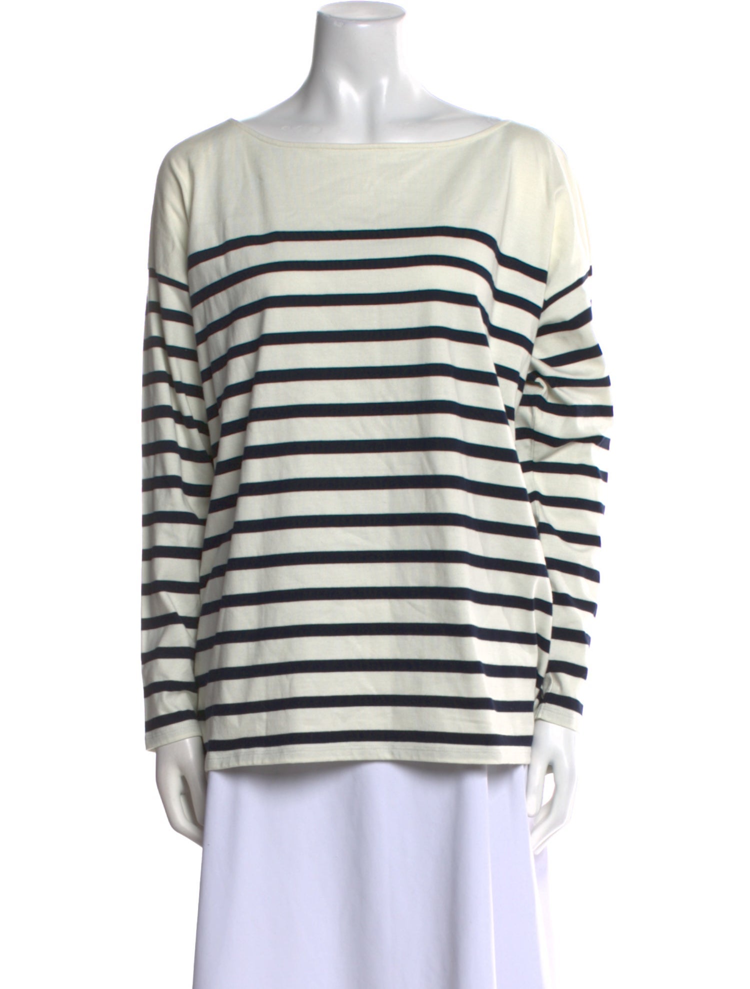 Sézane Striped Bateau Neckline Top w/ Tags
