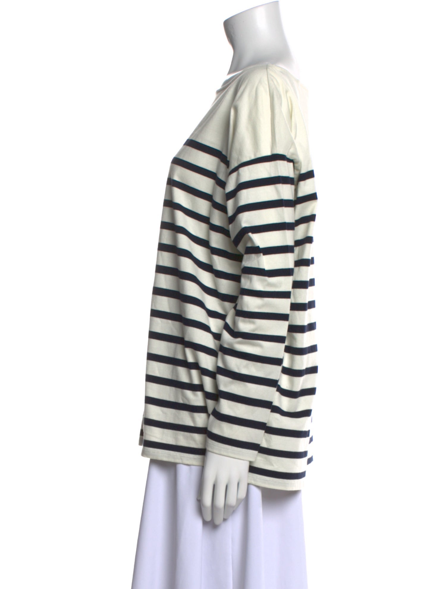 Sézane Striped Bateau Neckline Top w/ Tags