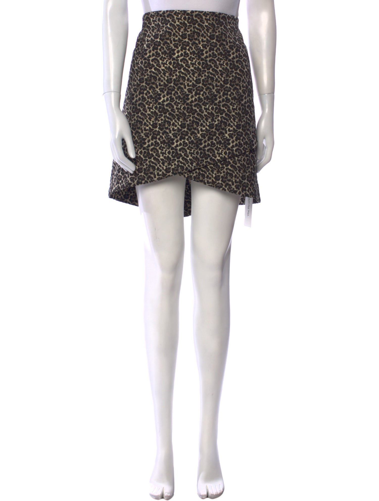 Sézane Animal Print Mini Skirt w/ Tags