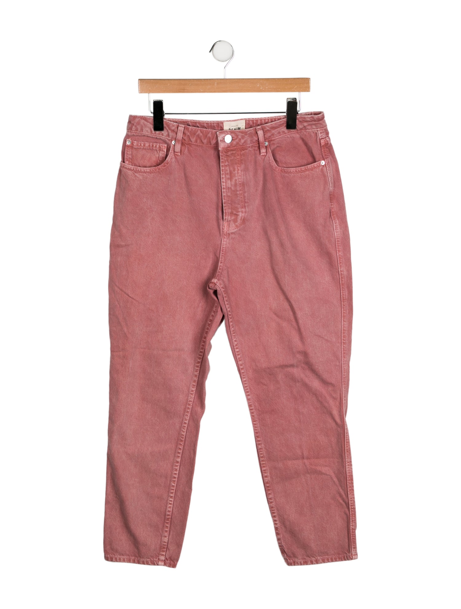 Sézane High-Rise Straight Leg Jeans