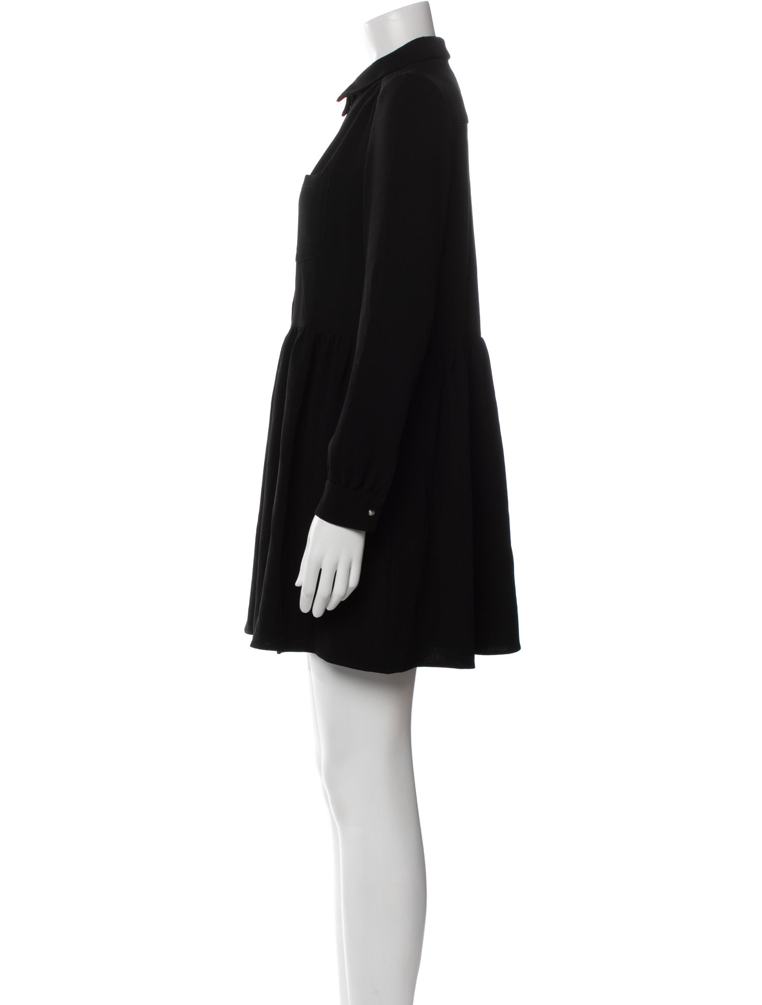 Sézane Mock Neck Mini Dress