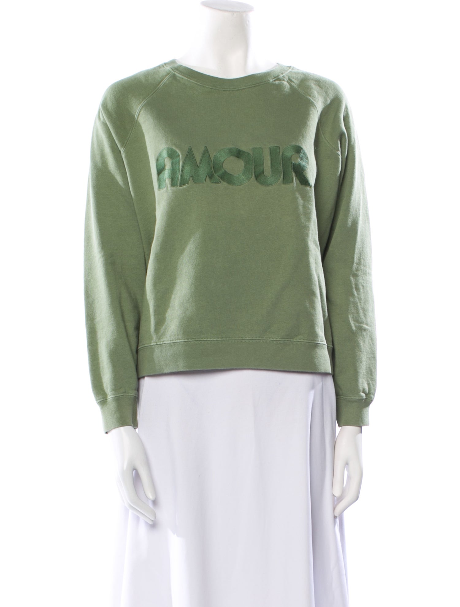 Sézane Graphic Print Bateau Neckline Sweatshirt